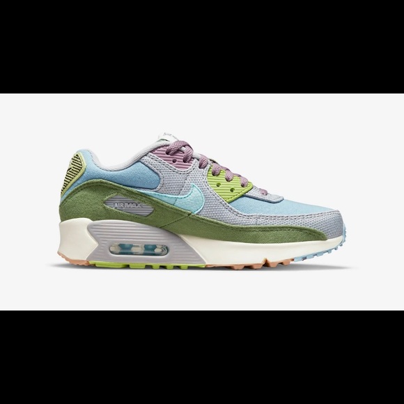 Nike Air Max 90 SE "Next Nature" Blue Wolf Grey DQ4016-400 Men's Sizes - Picture 2 of 10